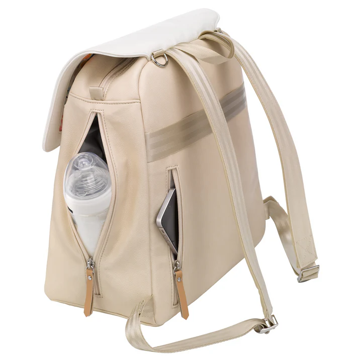 Petunia Pickle Bottom - Meta Backpack, Baby Diaper Bag, Toasted Marshmallow
