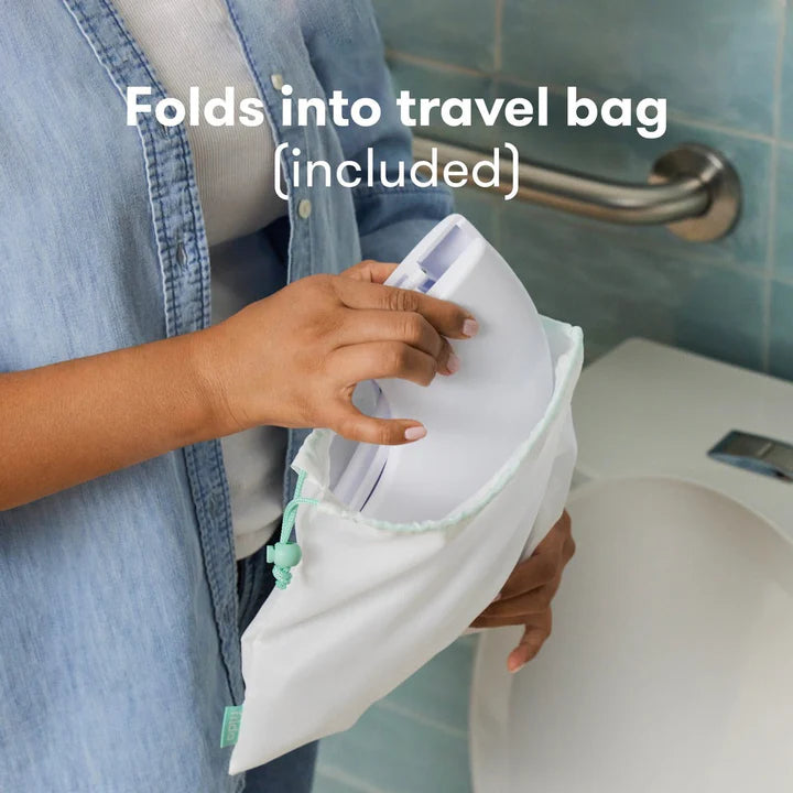 Frida Baby - Fold-And-Go Potty Seat, Potty Training Toilet Seat Attachment for Toddler, Portable