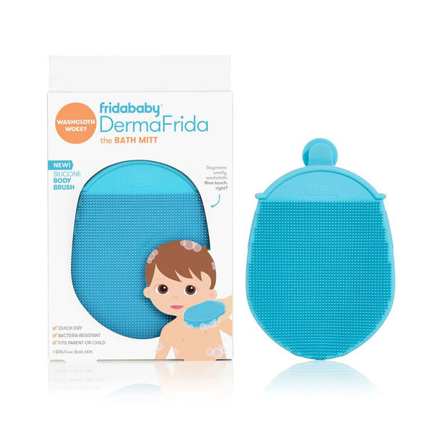 Frida Baby DermaFrida The Skinsoother Baby Essential Bath Silicone  Brush For Cradle Cap Eczema