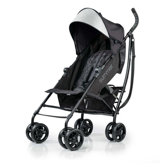 3D Lite Jet Black Stroller