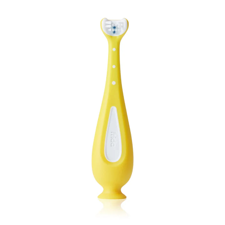Frida Baby - Training Toothbrush, Triple Angle Soft Bristles Toothbrush for Toddlers 18 Months or Older