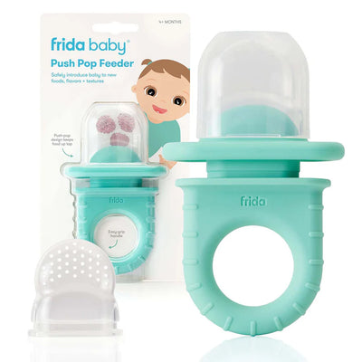 Frida Baby - Push Pop Baby Food Feeder, BPA Free Silicone Fruit Vegetables Baby Meals Feeder