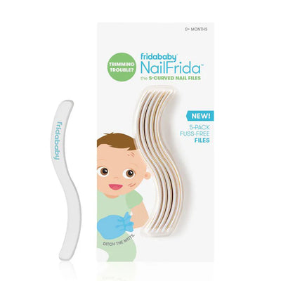 Frida Baby - NailFrida The S-Curved Nail File, Baby Nail File Pack of 5