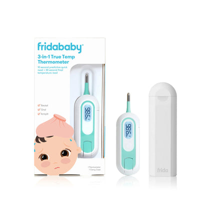 Frida Baby 3 in 1 True Temperature Thermometer for Rectal, Oral or Armpit Use