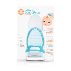 Frida Baby - DermaFrida The FlakeFixer, Cradle Cap Brush for Babies, Dry Skin and Eczema Baby Bath Essentials, Silicone Head Scrubber Comb Kit