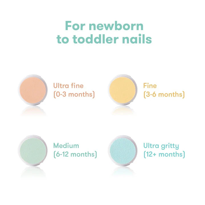 Frida Baby - Electric Nail Buffer, Electric Nail Trimmer and Nail File for Babies, Safe Quiet Baby Nail Clipper