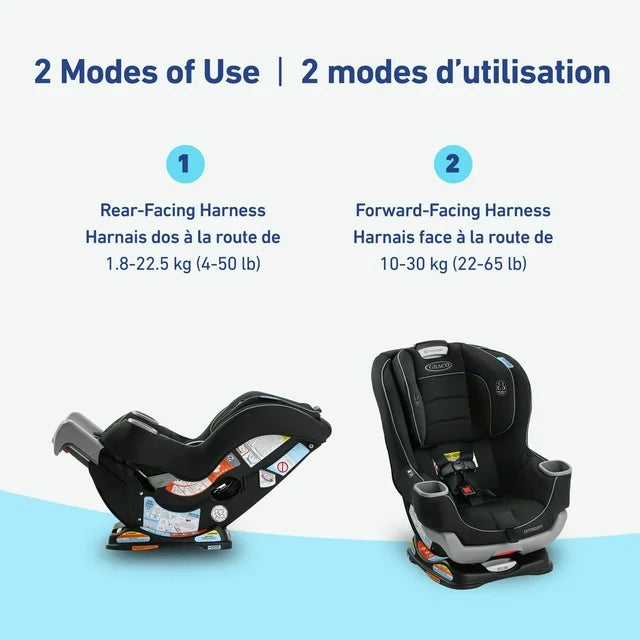 Car Seat Rental - GRACO Extend2Fit 2-in-1
