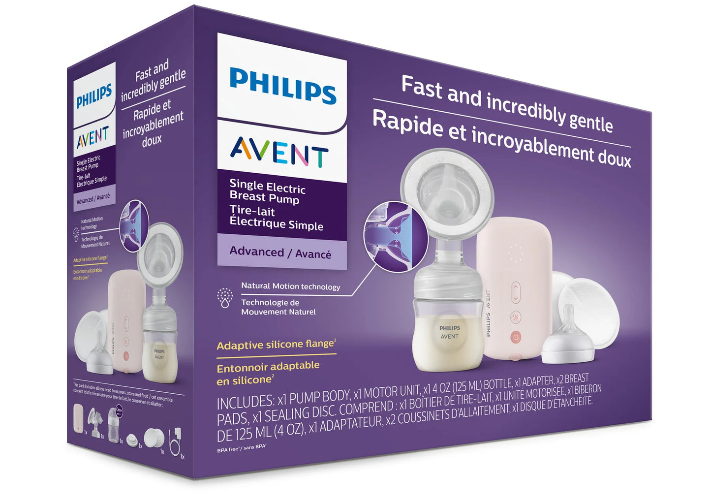Phillips Avent - Single Electric Breast Pump Advanced with Natural Motion Technology