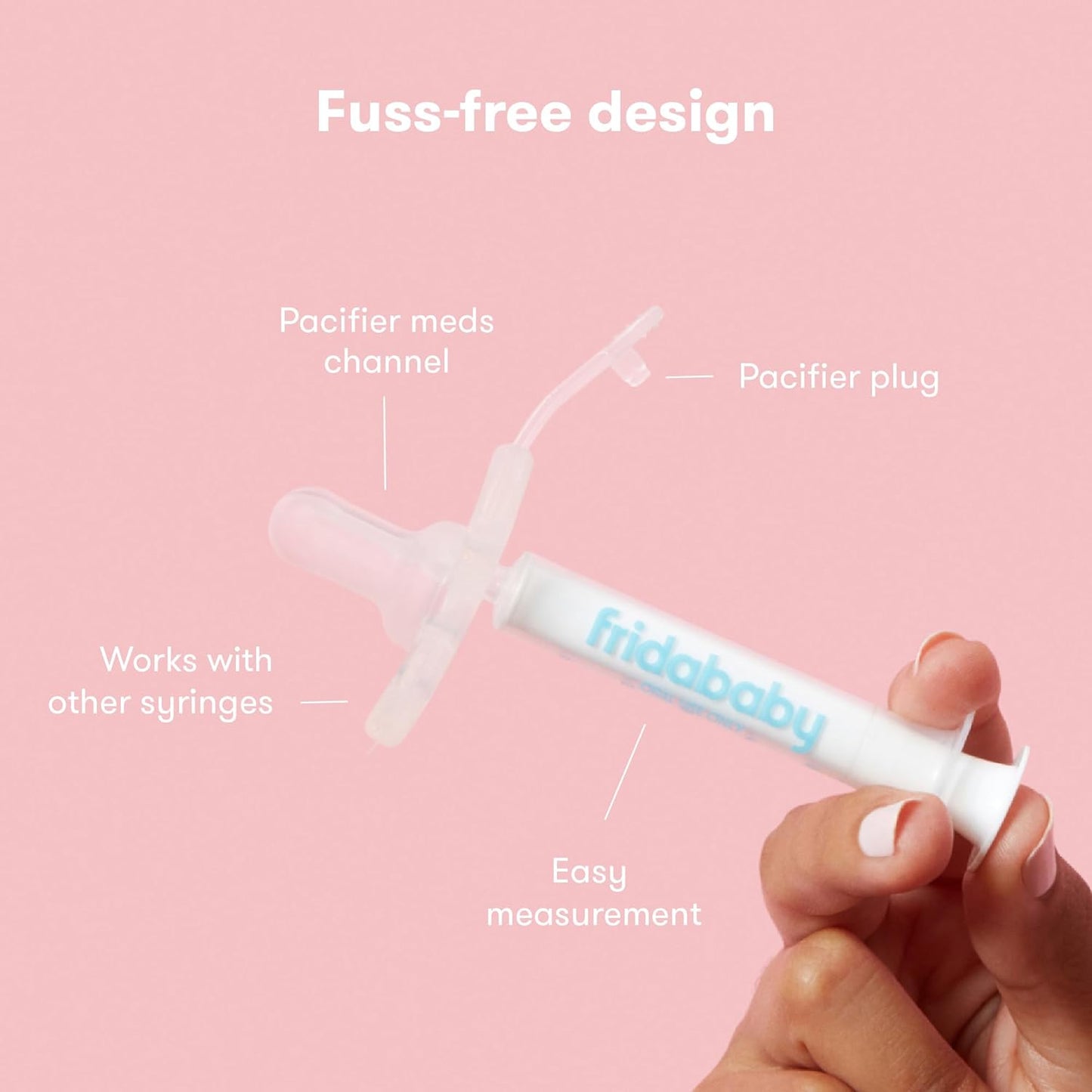 Frida Baby - MediFrida® the Accu-dose Pacifier Medicine Dispenser, Oral Medicine Syringe for Infants