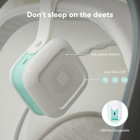 Frida Baby - 2-in-1 Portable Sound Machine + Nightlight, White Noise Machine Baby Sleep Aid, 5 Soothing Sounds and 3 Nightlight Modes