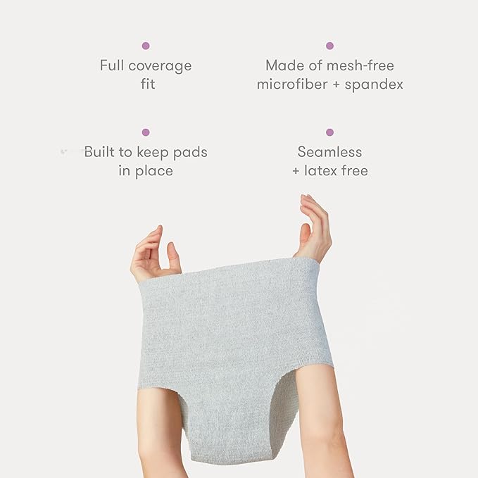 Frida Mom - Disposable Underwear Highwaist, Postpartum C-Section Non Mesh Panty Briefs, 8 Pack
