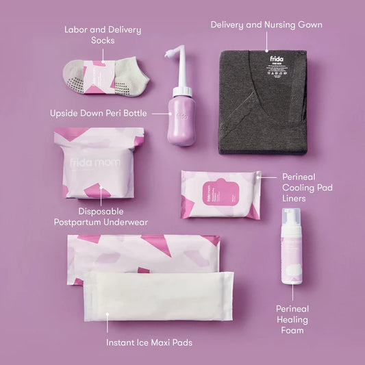 Frida Mom Labour + Delivery Recovery Kit, Postpartum Relief and Care Essentials for Moms