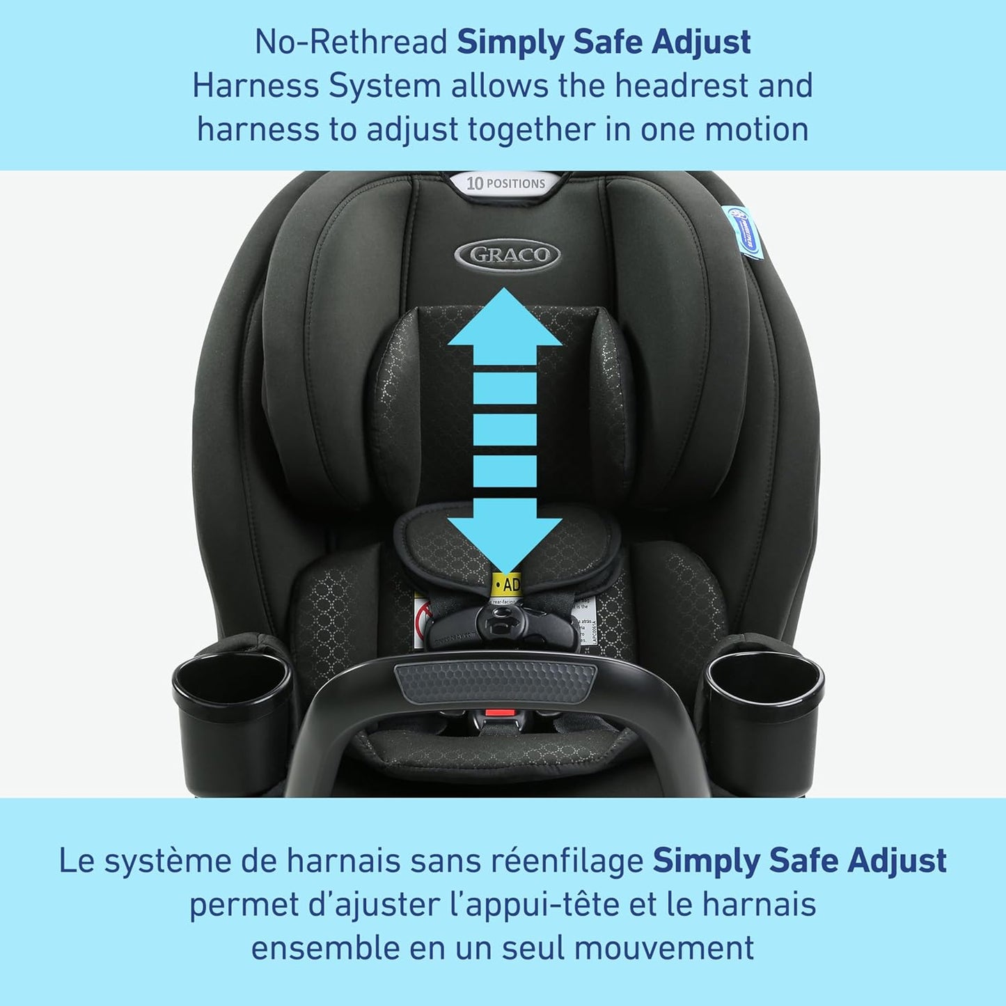 Car Seat Rental - Graco TrioGrow SnugLock 3-in-1 Car Seat