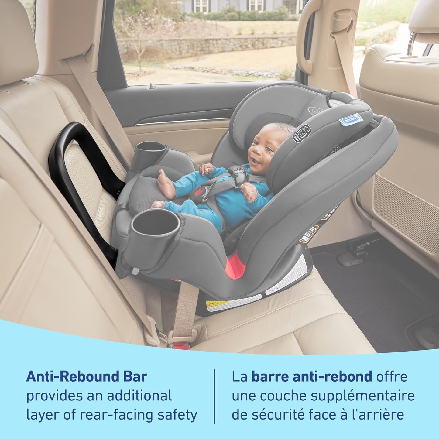 Car Seat Rental - Graco TrioGrow SnugLock 3-in-1 Car Seat