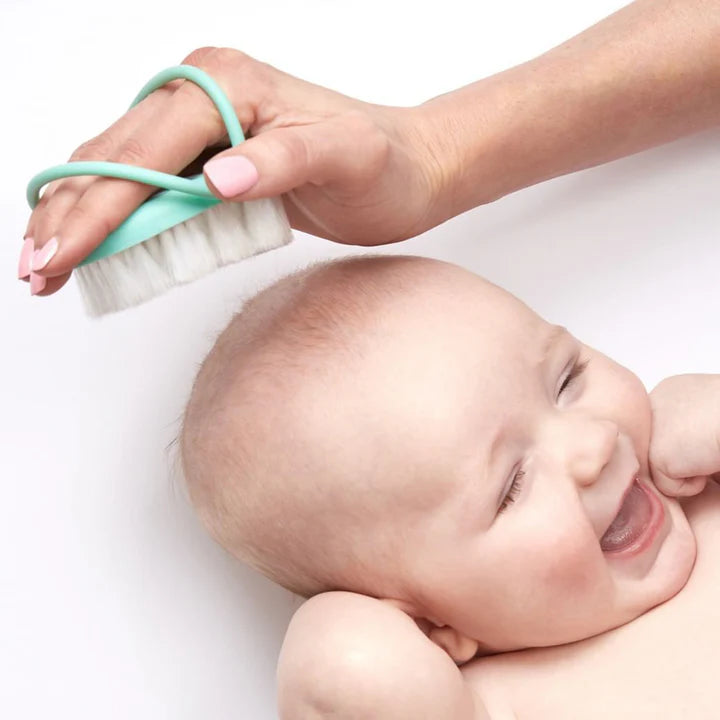 Frida Baby - Baby Head-Hugging Hairbrush and Hair Styling Comb Set, Infant Haircare Kit