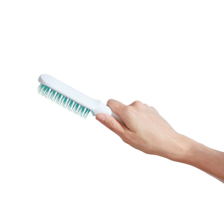 Frida Baby - Thick or Curly Hair Detangler Brush, Baby Hair Comb, Strong Comb-like Bristles for Detangling + Styling Without Breakage