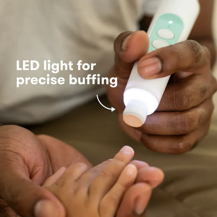 Frida Baby - Electric Nail Buffer, Electric Nail Trimmer and Nail File for Babies, Safe Quiet Baby Nail Clipper