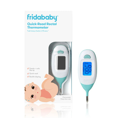 Frida Baby - Quick Read Rectal Thermometer, Accurate Baby Temperature Check for Fever Management, Newborns and Infants