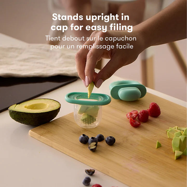Frida Baby - Push Pop Baby Food Feeder, BPA Free Silicone Fruit Vegetables Baby Meals Feeder