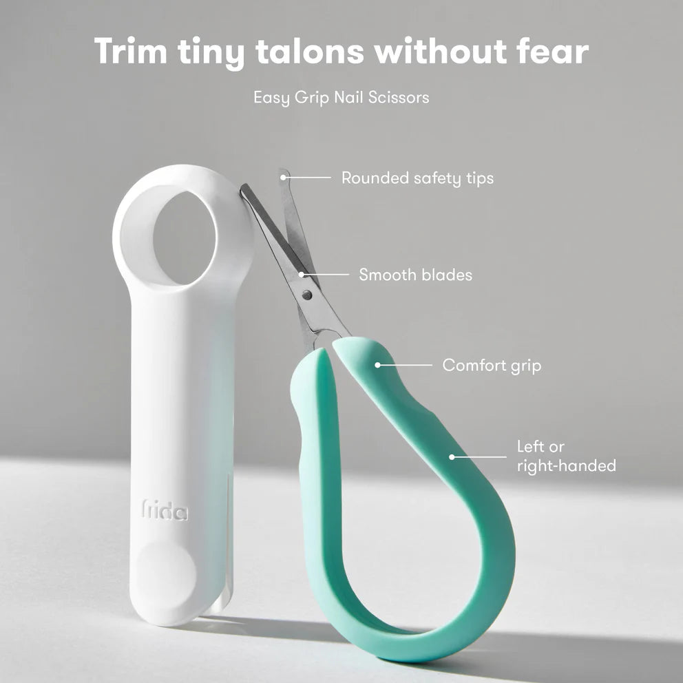 Frida Baby - Baby Healthcare and Grooming Kit, Toothbrush, Nail Trimmer, Nail File, Hair Brush and Comb Set