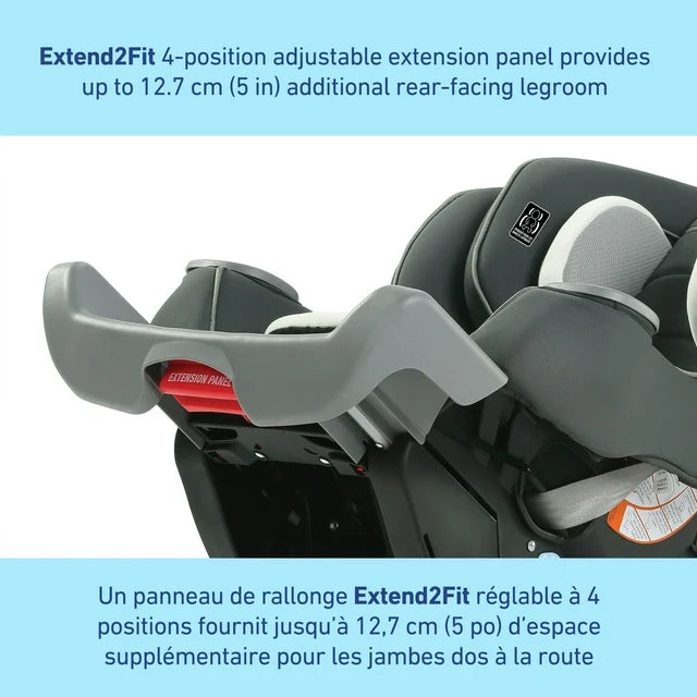 Car Seat Rental - GRACO Extend2Fit 2-in-1
