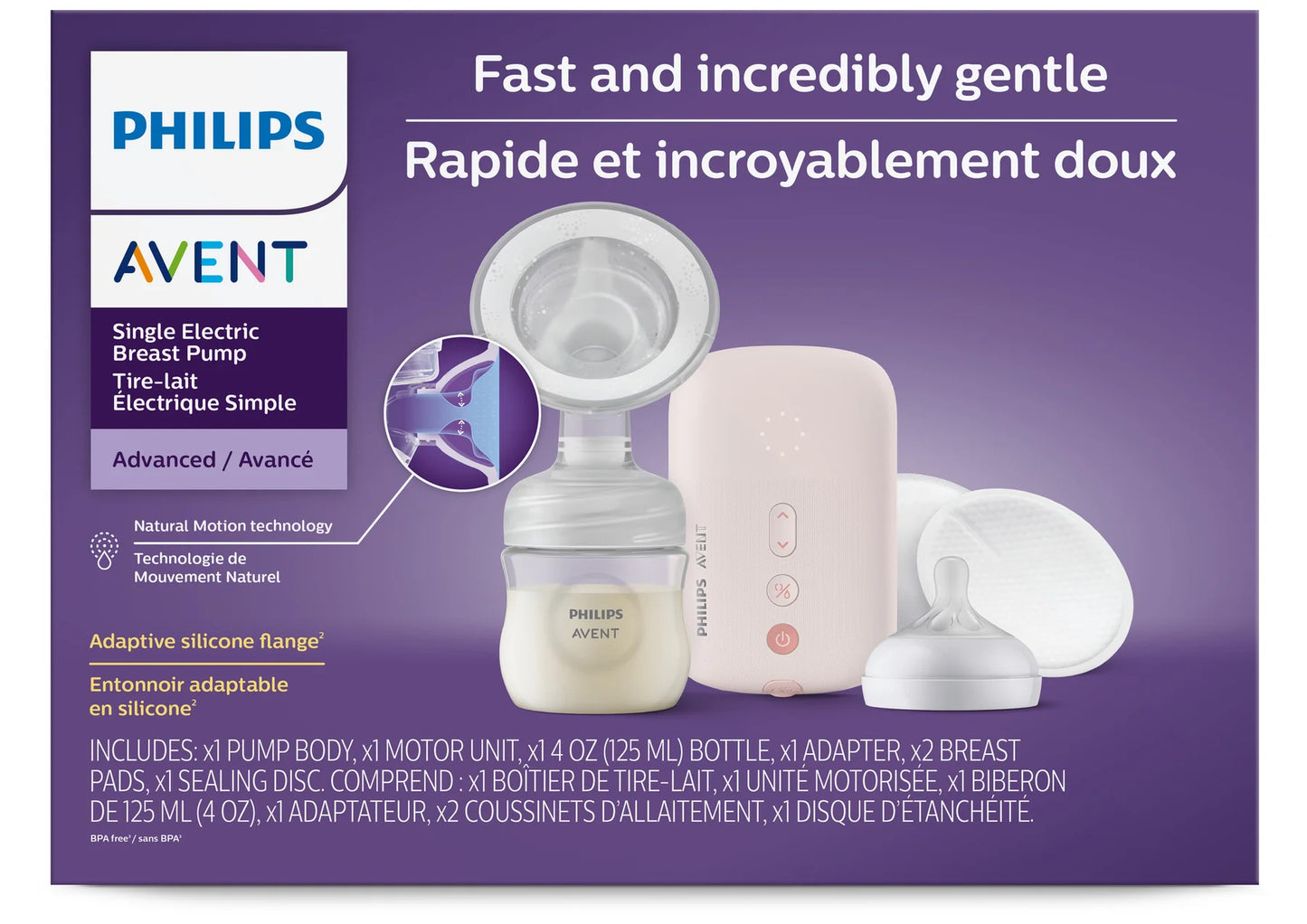 Phillips Avent - Single Electric Breast Pump Advanced with Natural Motion Technology