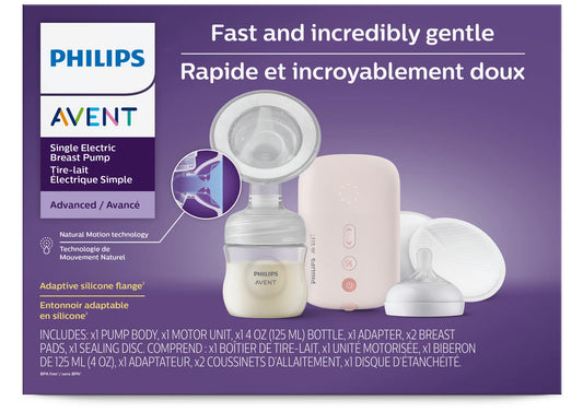 Phillips Avent - Single Electric Breast Pump Advanced with Natural Motion Technology