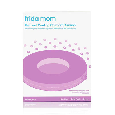 Frida Mom - Perineal Cooling Comfort Cushion, Postpartum Donut Pillow Perineal Comfort Cushion with Cold Pack for Pain Relief