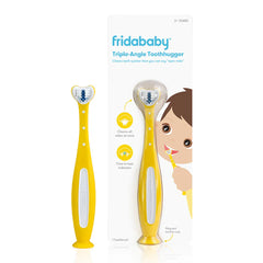 Frida Baby - SmileFrida Triple Angle Toothhugger Toothbrush, Triple Angle Soft Bristles Toothbrush for Toddlers 24 Months or Older