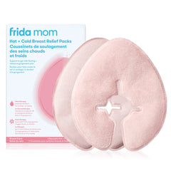 Frida Mom - Hot + Cold Reusable Breast Relief Packs, Postpartum Breastfeeding Pain Relief and Lactation Support, 2pc