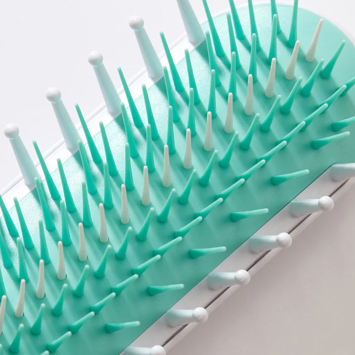 Frida Baby - Thick or Curly Hair Detangler Brush, Baby Hair Comb, Strong Comb-like Bristles for Detangling + Styling Without Breakage