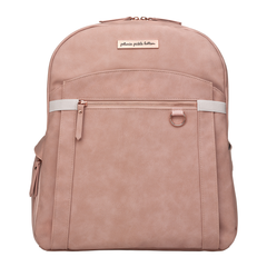 Petunia Pickle Bottom - 2-in-1 Provisions Breast Pump & Diaper Bag Backpack, Toffee Rose Pink