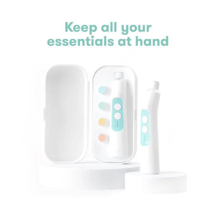 Frida Baby - Electric Nail Buffer, Electric Nail Trimmer and Nail File for Babies, Safe Quiet Baby Nail Clipper
